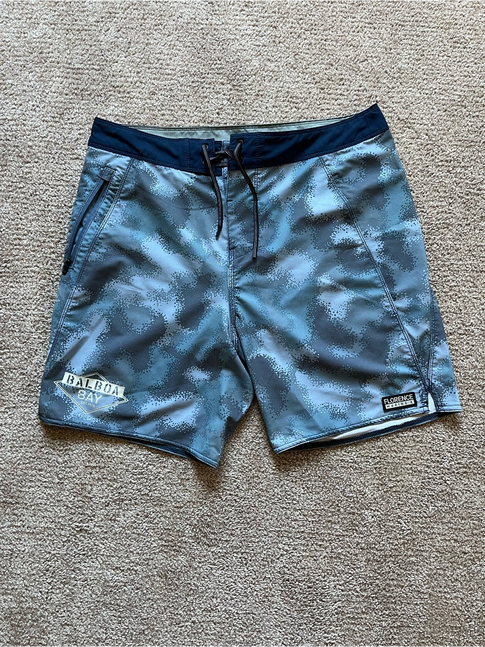 Florence Marine X Balboa Bay Camo Paint Men’s Boardshorts